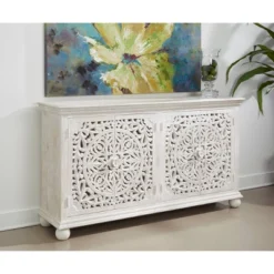 Bree Coastal 4 Door Sideboard White - Treasure Trove Accents -Dine Furniture GUEST f5870401 77ae 4ff1 857f 690204b2fae3