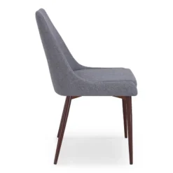 Set Of 2 Roman Mid Century Dining Chair - Poly & Bark -Dine Furniture GUEST f58b019b 882d 4ab5 81e7 f75f4e82a748