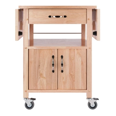 Rachael Kitchen Cart Beech - Winsome 5 Rachael Kitchen Cart Beech - Winsome - Image 3