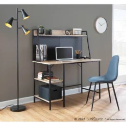 Set Of 2 Pebble Steel/Polyester Dining Chairs - LumiSource -Dine Furniture GUEST f687021f 935f 410f 9f99 1fe36b75839f