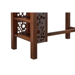 Rectangular Brittany Bar Table Wire Brushed Finish Chestnut - Boraam -Dine Furniture GUEST f6ee846b d208 4ced 991c 513c8ffd37a3