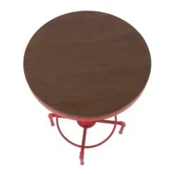 Hydra Industrial Adjustable Bar Table Red - LumiSource -Dine Furniture GUEST f74c0c50 1f58 4250 bc7f 374517a1a91a