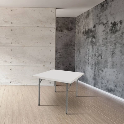 36"x36" Heavy Duty Folding Card Table Speckled Gray - Hampden Furnishings 6 36"x36" Heavy Duty Folding Card Table Speckled Gray - Hampden Furnishings - Image 4