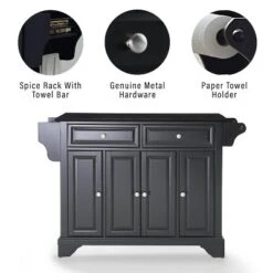 Lafayette Granite Top Full Size Kitchen Island/Cart - Crosley 18 Lafayette Granite Top Full Size Kitchen Island/Cart - Crosley -Dine Furniture GUEST f7ce380f 1e2a 4506 bb13 7c8dacfc9ffb