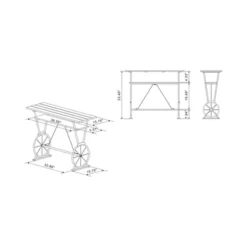 Torum Counter Height Bar Table Oak - HOMES: Inside + Out -Dine Furniture GUEST f82eb3d4 5a53 40bf a999 424c7a0d06a0