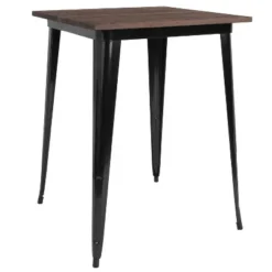 Merrick Lane 31.5 Steel Indoor Contemporary Table With Square Rustic Wood Top 18 Merrick Lane 31.5 Steel Indoor Contemporary Table With Square Rustic Wood Top -Dine Furniture GUEST f835c16b 7a16 4ce9 8e36 10d8a6f62414