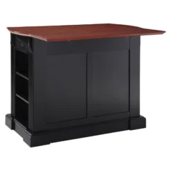 Drop Leaf Breakfast Bar Top Kitchen Island - Black - Crosley -Dine Furniture GUEST f89dad47 0103 4ead a8fe e1a79222b05d