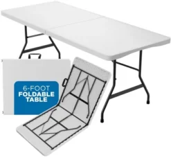 Folding Table White Plastic, BY Sorfey -Dine Furniture GUEST f8ce8bc9 ba35 408f bbd0 95aaa8640101