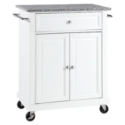 Solid Granite Top Portable Kitchen Cart/Island - Crosley 17 Solid Granite Top Portable Kitchen Cart/Island - Crosley -Dine Furniture GUEST fb3b3caf 7949 4442 a574 ffa70a8add76