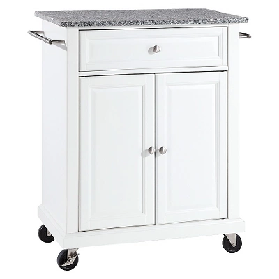 Solid Granite Top Portable Kitchen Cart/Island - Crosley 10 Solid Granite Top Portable Kitchen Cart/Island - Crosley - Image 8