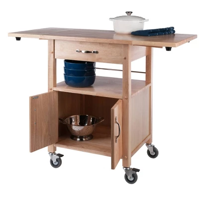 Rachael Kitchen Cart Beech - Winsome 10 Rachael Kitchen Cart Beech - Winsome - Image 8