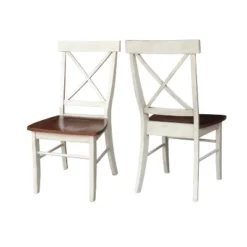 5pc 36" Dining Set RoundExtendable Dining Table Wood/Antiqued Almond/Espresso - International Concepts 11 5pc 36" Dining Set RoundExtendable Dining Table Wood/Antiqued Almond/Espresso - International Concepts -Dine Furniture GUEST fbbb2e57 d928 47dd b5b9 39aa4e3da717