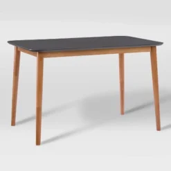 Alpine Two-Toned Dining Table Gray/Cherry Red - CorLiving