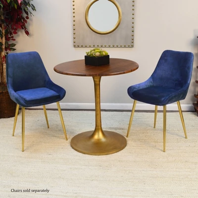 30" Somerset Wood Top Round Dining Table - Carolina Chair & Table 3 30" Somerset Wood Top Round Dining Table - Carolina Chair & Table