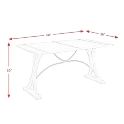 Keaton Folding Top Dining Table Beach - Picket House Furnishings -Dine Furniture GUEST fe7ca032 c176 41bd 97d9 1cd1990e1a83