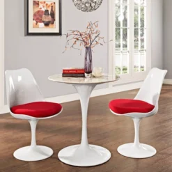 Lippa Round Artificial Marble Dining Table - Modway