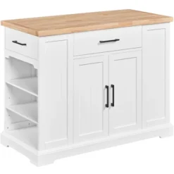 Yaheetech 36″ H Wooden Kitchen Island Modern Storage Cabinet With Drawer -Dine Furniture GUEST ffdd4ef4 3b44 4732 97be 8562a3712cbe