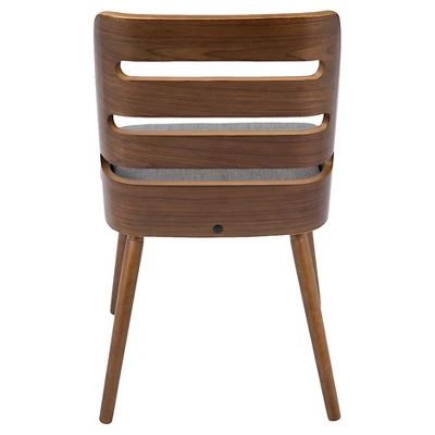 Trevi Mid Century Modern Dining Chair - Gray - LumiSource 5 Trevi Mid Century Modern Dining Chair - Gray - LumiSource - Image 3